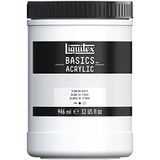 Liquitex 8870353 Basics Enkelvoudig Gepigmenteerde Acrylverf, 946ml Pot, Titanium White