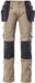 Mascot Unique Jeans de travail pour hommes, kaki clair/noir, taille C42