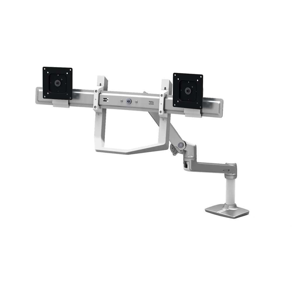 Ergotron LX Series - Monitor Desk Mount - White - Up to 10" Displays
