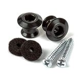 Jim Dunlop Straplok Dual Design, zwart (pak van 2)