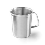 Lacor - 62745 maatbeker, maatbeker, vloeistofmeter, roestvrij staal, 9 cm, 0,5 l