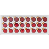 LIVARNO Boules de Noël en verre, set de 10 ou 24 (2 cm, Rouge)