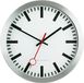 EUROTIME Radiografische Wandklok - Stripe - 30 cm - Luxe - Zilver