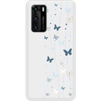 P40 Butterfly Bedrukt siliconen hoesje