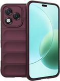 Techsuit Hoesje geschikt voor HONOR 400 Lite - Magic Shield Silicone Back Cover - Bordeaux