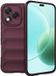 Techsuit Hoesje geschikt voor HONOR 400 Lite - Magic Shield Silicone Back Cover - Bordeaux