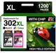 HP Cartouches d'encre compatibles pour HP 302XL