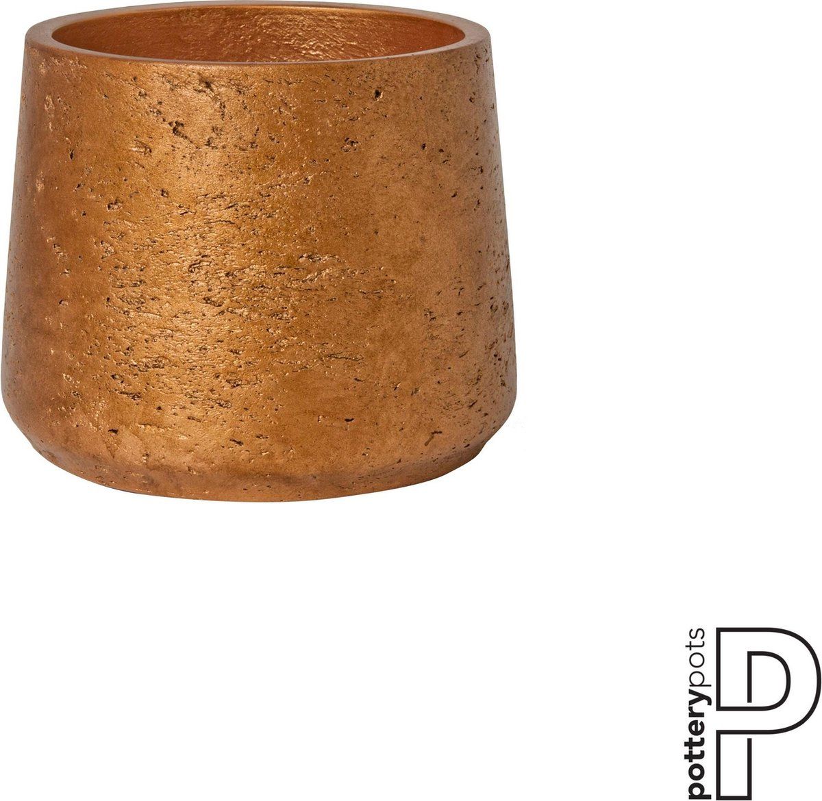 Pottery Pots Bloempot Patt Metalic Copper - Koper D 20 cm H 16 cm