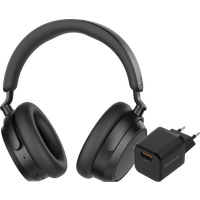 Sennheiser Accentum Plus Zwart + BlueBuilt Quick Charge Oplader 18W Zwart
