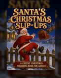 Santa's Christmas Slip-Ups: A Cheeky Christmas Coloring Book for Adults
