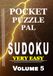 Sudoku Puzzle Book for Adults Pocket Size: Pocket Puzzle Pal, Volume 5, Very Easy, Puzzles with Solutions, Large 9x9 Puzzle Grids, Adults, Seniors, Teens, Math Games, Mental Stimulation