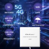 Qoltec 4G 5G LTE Antenne | 9dBi | richtingsgebonden | extern | SMA | waterdicht | 3m