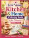 Low Vision Kitchen & Home Coloring Book for Seniors