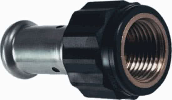 Henco Persfitting met 2 aansluitingen