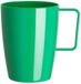 Olympia Kristallon beker met oor 28cl, groen