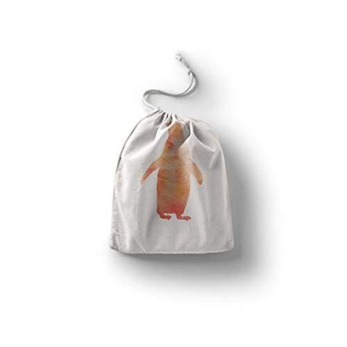 Bonamaison Bedrukte katoenen tas met trekkoord - 20 x 30 cm