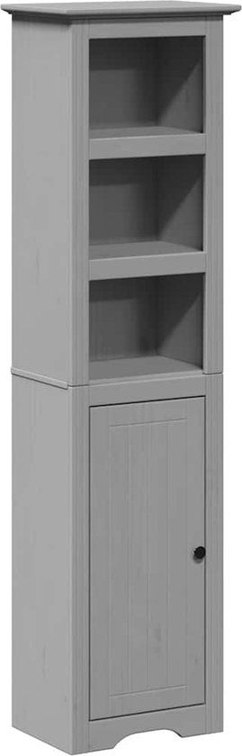 vidaXL Badkamerkast BODO 44x30x160 cm grijs
