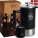 BARVIVO Machine à café barista avec verre de voyage - Noir