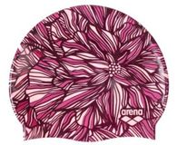 Arena Badmuts Print 2 Unisex Zwemmen Siliconen One Size Shocking Pink/Multi