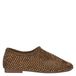 La Strada ballerina's met strass steentjes kaki