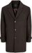 Jack & Jones Wollen jas Chocolate Brown