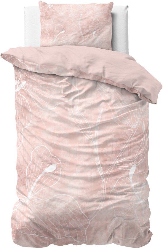Sleeptime Dory Dekbedovertrekset - Eenpersoons - 140x200/220 cm - Roze