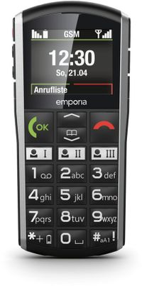 Emporia SIMPLICITY 5,08 cm (2") 94 g Zwart, Zilver