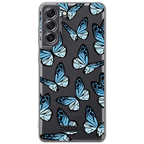 ERT GROUP mobiele telefoonhoesje voor Samsung S21 FE - Babaco Butterflies 002