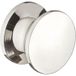 Häfele PUSH-LOCK Loquet poussoir pour épaisseur de panneau de 13-19 mm, plastique chromé poli