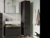 YONA Colonne kast 2 deuren 1 lade eiken/grafiet