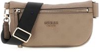 GUESS Devon Sling Taupe Logo Schoudertas