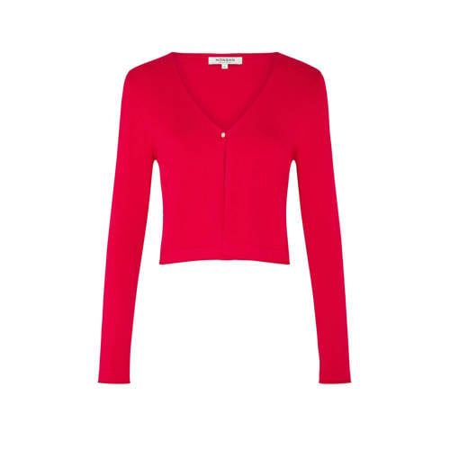 Morgan Fine Knit Cardigan Pink