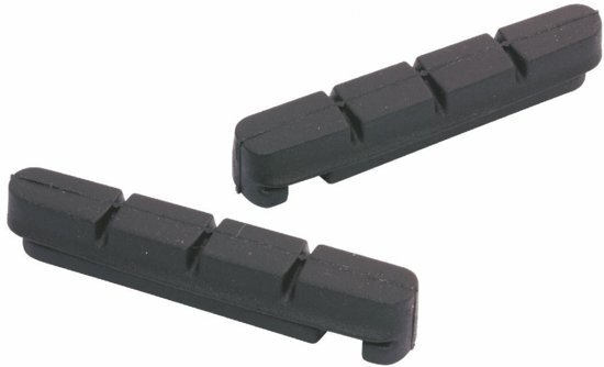 Elvedes Remblokrubbers V-brake 55 X 12 Mm Zwart 2 Stuks