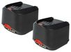 vhbw Set van 2 accu's compatibel met Bosch UniversalVac 18 gereedschappen, draadloos tuingereedschap (4000 mAh, Li-Ion, 18 V)