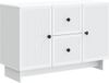 vidaXL Dressoir Wit 89 x 34,5 x 60 cm Bewerkt hout