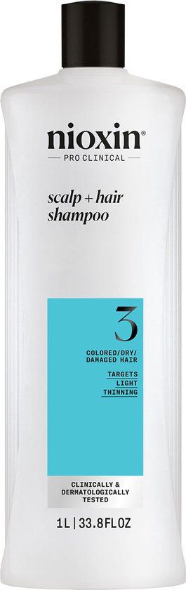 Nioxin System 3 Shampoo - 1000 ml - Unisex