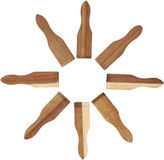 Kesper Gourmetspatels - 16 stuks - Acacia Hout - 13 x 4 cm