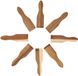 Kesper Spatules Gourmet - 16 pièces - Bois d'acacia - 13 x 4 cm