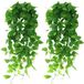Ibenzoa® Realistisch ogende hangende kunstplanten set van 2 voor veelzijdige binnen- en buitendecoratie