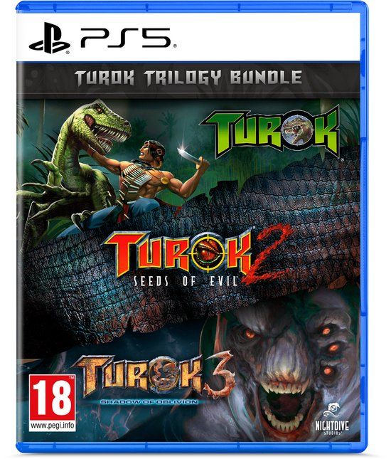 Turok Trilogy Bundle - PS5 - Standard Edition - Blu-ray