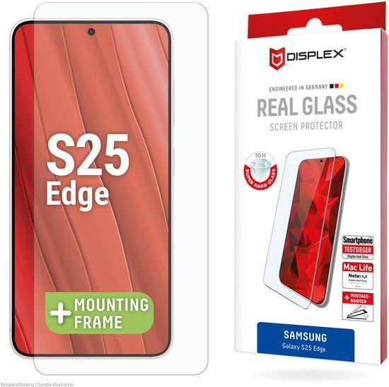 Displex Screenprotector Real Glass Samsung Galaxy S25 Edge