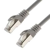 Netwerkkabel S/FTP PIMF Cat. 7 2,00 meter grijs patchkabel Gigabit Ethernet LAN DSL CAT7-kabel