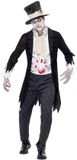 Vegaoo Smiffy Gentleman Zombie Halloween Kostuum voor Heren - Verkleedkleding - Large
