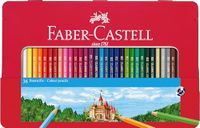 FABER-CASTELL Hexagonal kleurpotloden set, 36-delig in metalen etui
