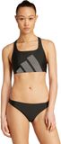 adidas dames Big Bars C-Back Bikini Set Swimwear, Black, 36