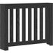 Chêne Noir Cache-radiateur Chêne Noir 104 x 20 x 82 cm Bois d'ingénierie