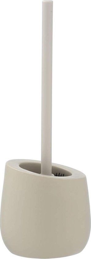 Wenko Badi Toiletborstel met Houder - 13.5 x 38 cm - Keramiek - Beige