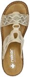 Rieker V2864-60 Alula Dames Slippers Goud Maat 38