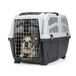 Nobby Skudo 4 Iata Transportkennel, Maat: 4-68 x 48 x 51 cm (lxbxh), Grijs/Zwart