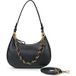 Lauren Ralph Lauren Sac à bandoulière moyen en cuir Marcy noir